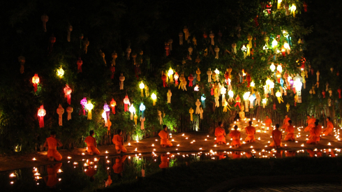 Cérémonie au Wat Phantao