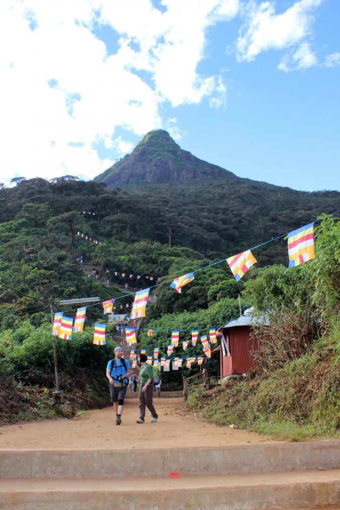 Le fameux pic d'Adam!