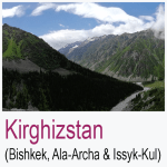 Kirghizstan Bishkek Ala-Archa Issyk-Kul